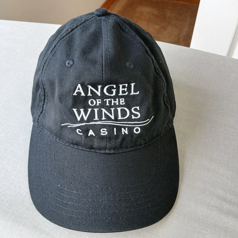 Apollo Angel of the Winds Casino baseball cap OSFA adjustable trucker hat black